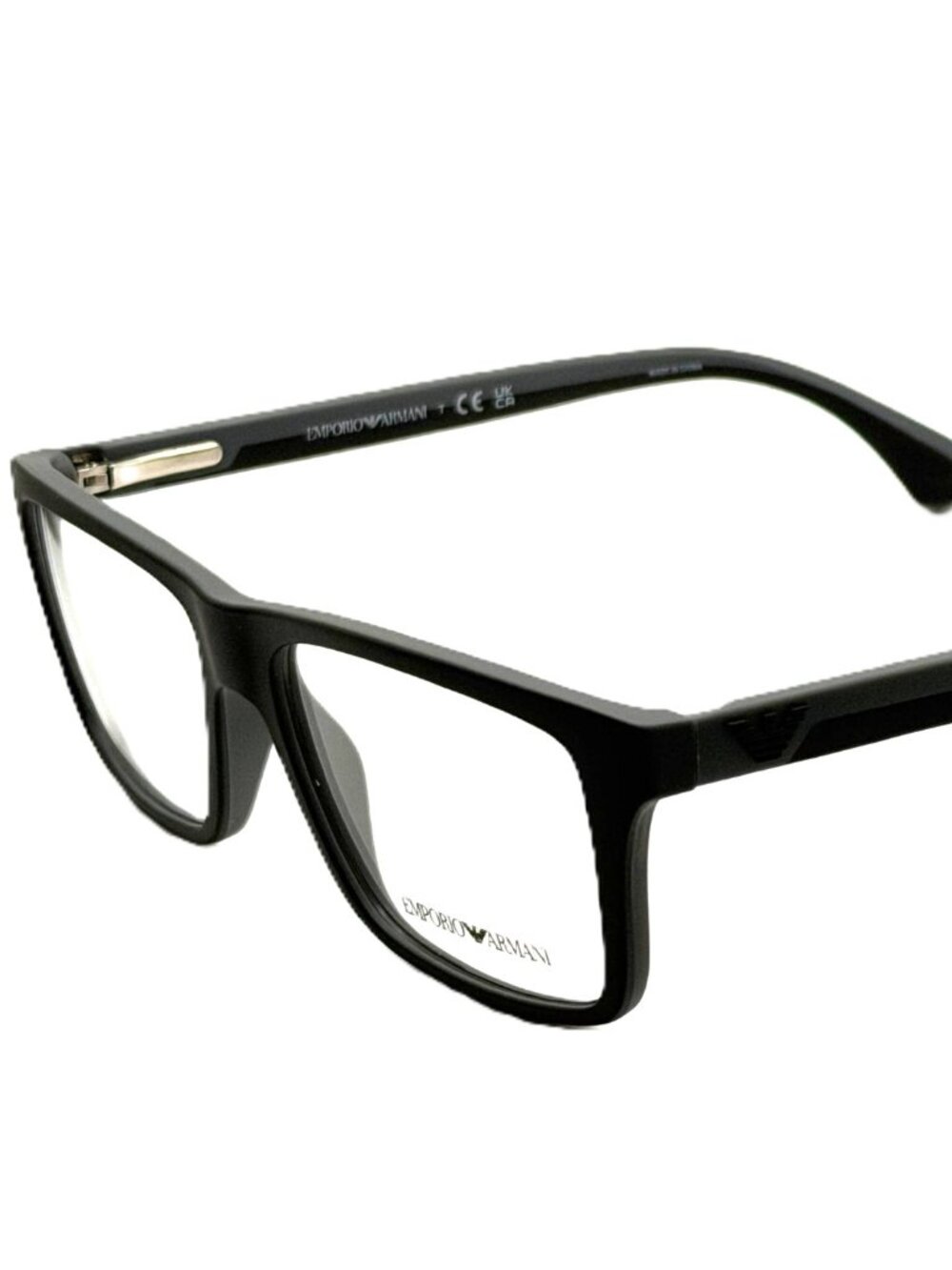 NEW EMPORIO ARMANI EA 3034 5229 BLACK/GREY RUBBER MEN EYEGLASSES 55MM 16 145